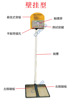 壁挂式人体静电测试仪